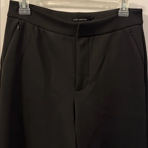Good American Black Wide Leg Pants - Picture 3 of 4